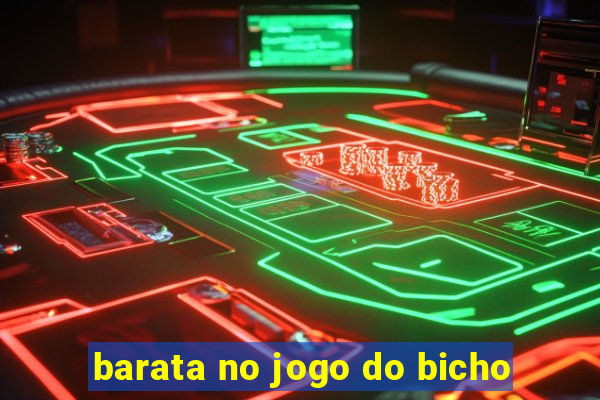 barata no jogo do bicho